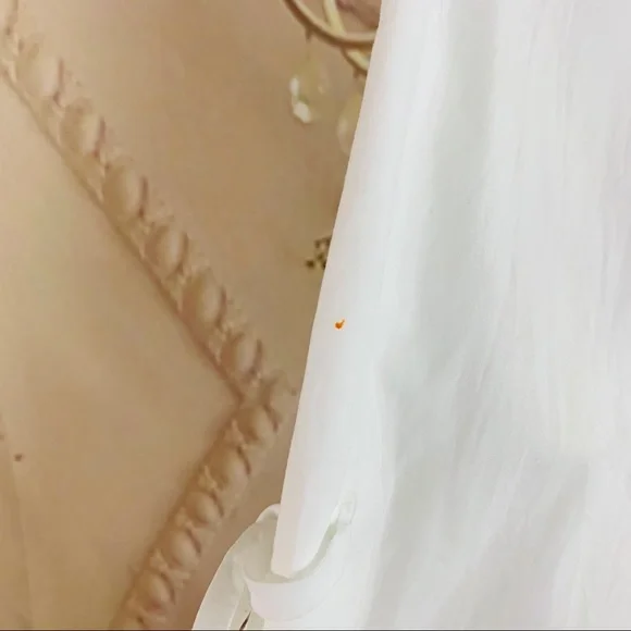 NEW Tory Burch White Sophie Bell Frill Sleeve Blouse - Picture 6 of 11